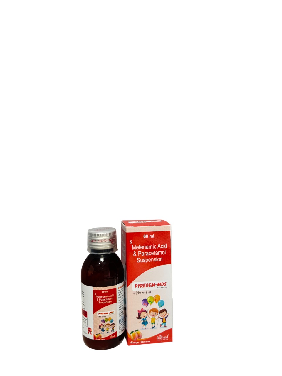 Paracetamol 250mg and Mefenamic Acid 100mg Syrup by biofield