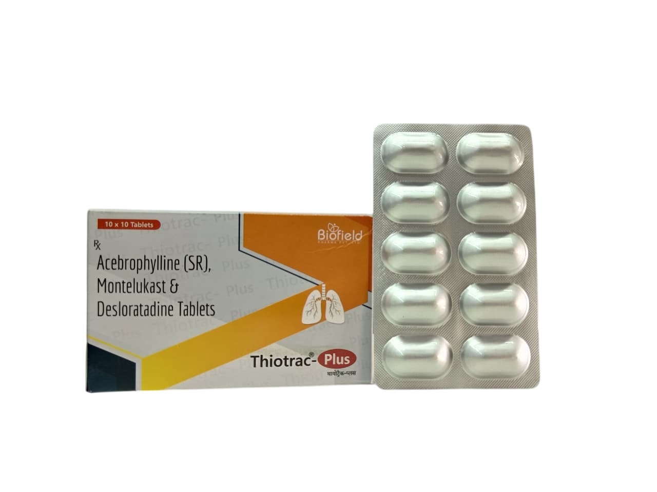 Acebrophylline, Desloratadine, and Montelukast Sodium Tablets